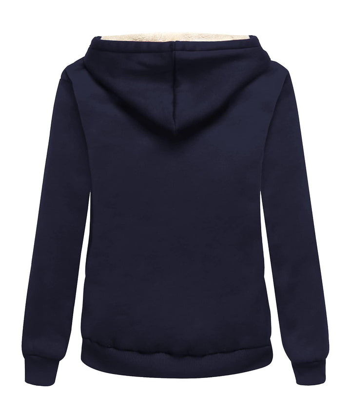 GEEKLIGHTING Women's Hoodies Sherpa Lined Fleece Sweatshirt Zip Up ZPK006050 - GEEKLIGHTINGwomen sweatshirt