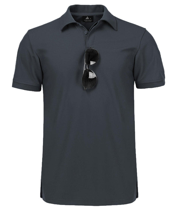 GEEKLIGHTING Men's Polo Short-Sleeved Tactical Lapel Quick Dry Stand Collar Polo Shirts-ZPK001213