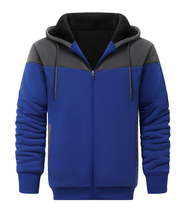 GEEKLIGHTING Men's Hooded Jacket Zip Up Heavy Weight Casual Sweatshirts -ZPK006329 - GEEKLIGHTING