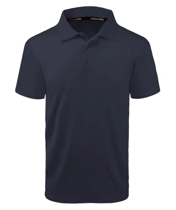 Men's Dry Fit Navy Blue Polo Shirt - ZPK008222 - GEEKLIGHTINGMen Clothes