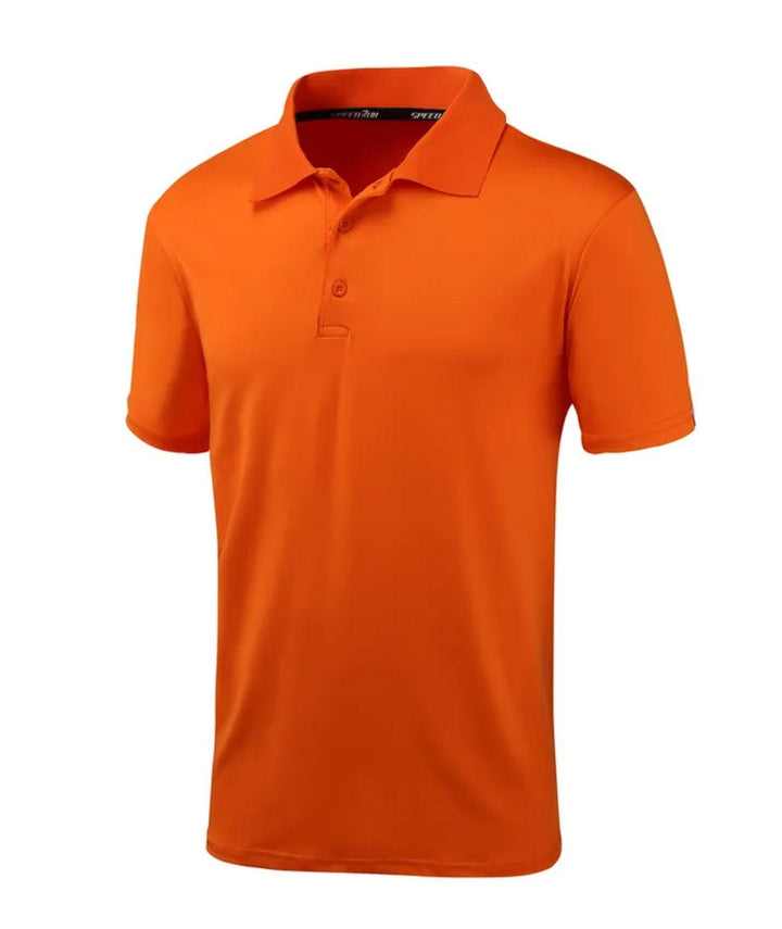 Men's Dry Fit Orange Golf Polo Shirt - ZPK000768 - GEEKLIGHTINGMen Clothes