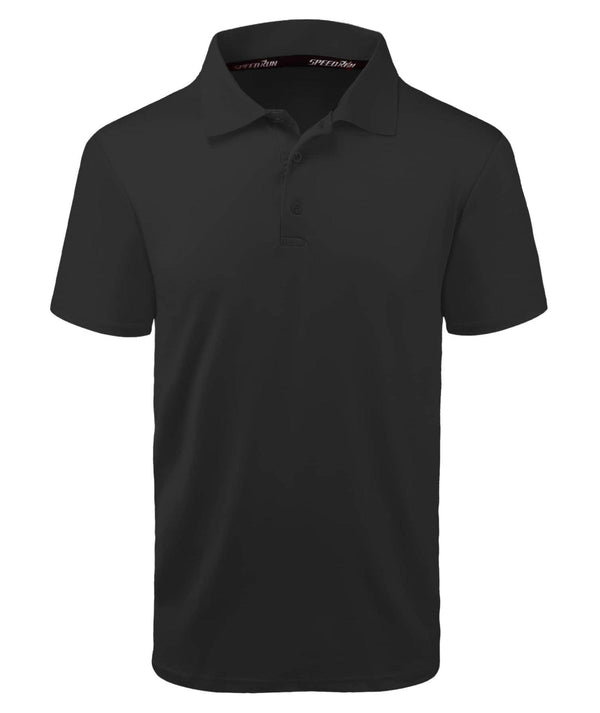 Men's Dry Fit Performance Black Polo Shirt - ZPK000455 - GEEKLIGHTINGMen Clothes