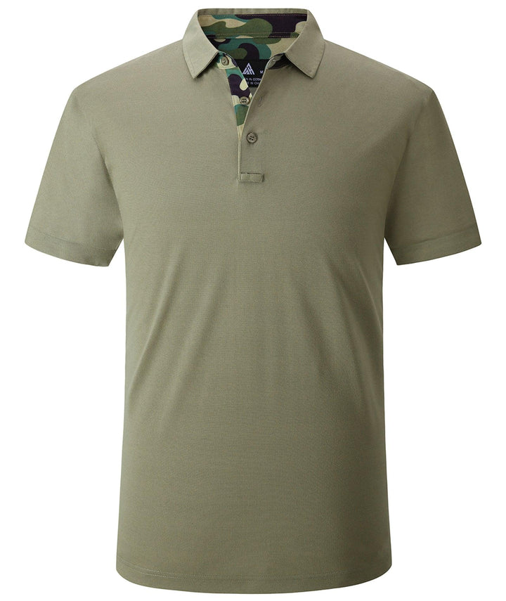 Men's Dry Fit Solid Color Casual Polo Shirts - ZPK008220 - GEEKLIGHTINGMen Clothes