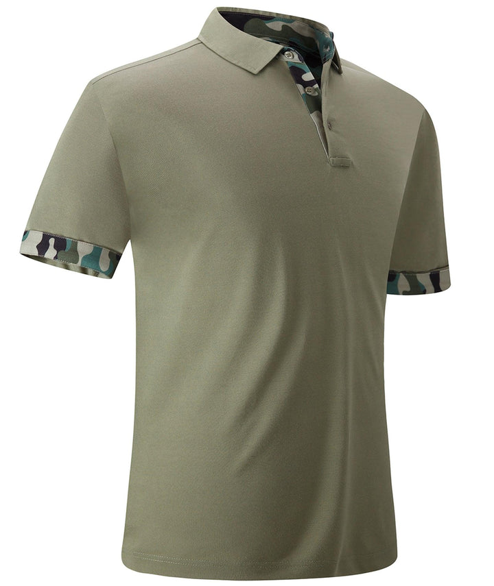 Men's Dry Fit Solid Color Casual Polo Shirts - ZPK008220 - GEEKLIGHTINGMen Clothes