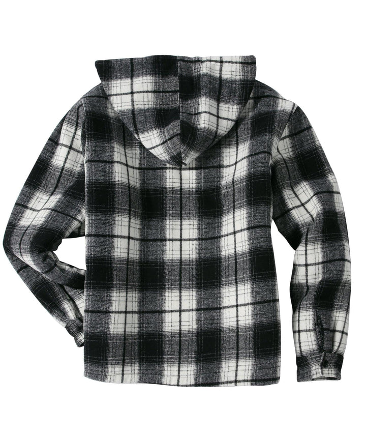 Men's Fleece Plaid Jacket - ZPK006045 - GEEKLIGHTINGMen Clothes