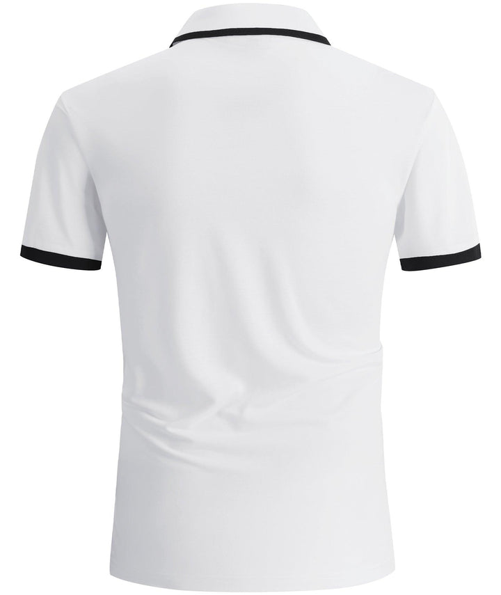 Men's Golf Polo Shirts with Pocket Outdoor Fast Drying Sport Short Sleeved - CFMPO00059 - GEEKLIGHTING