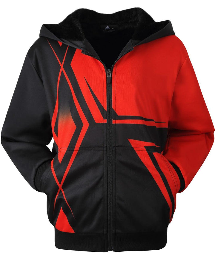 Men's Hooded Jacket Zip Up Heavy Weight Casual Sweatshirts - ZPK000340 - GEEKLIGHTINGMen Clothes