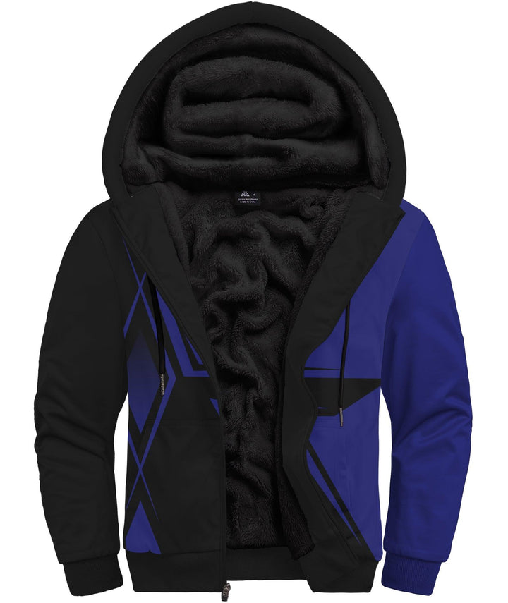 Men's Hooded Jacket Zip Up Heavy Weight Casual Sweatshirts - ZPK000340 - GEEKLIGHTINGMen Clothes