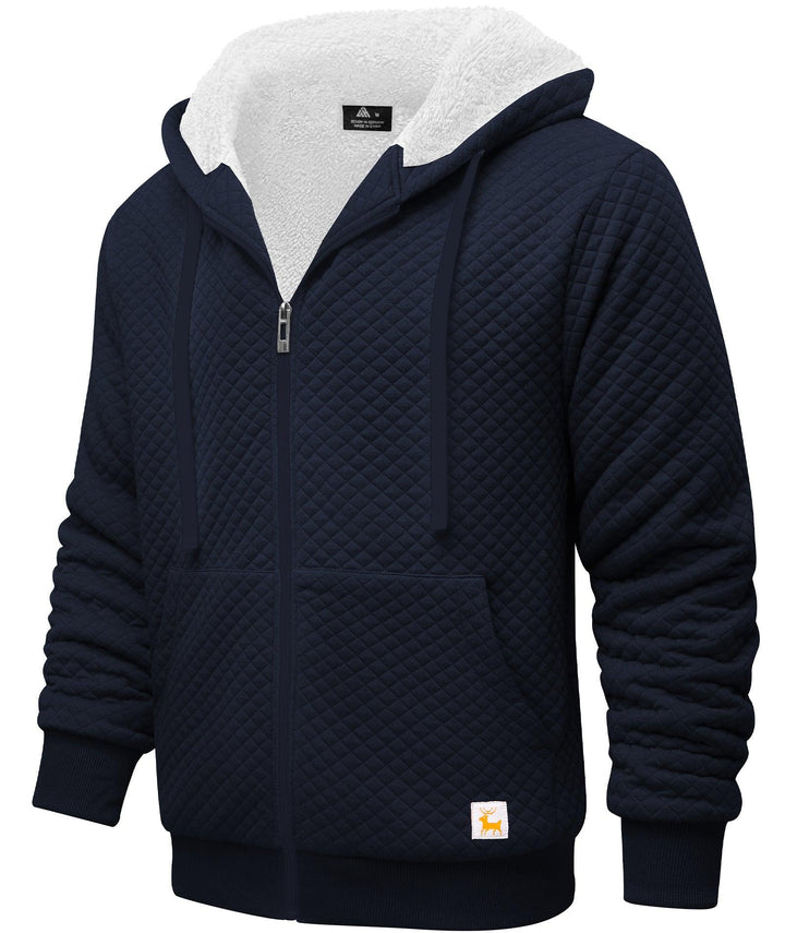 Men's Hooded Jacket Zip Up Heavy Weight Casual Sweatshirts - ZPK004682 - GEEKLIGHTINGSweatshirt