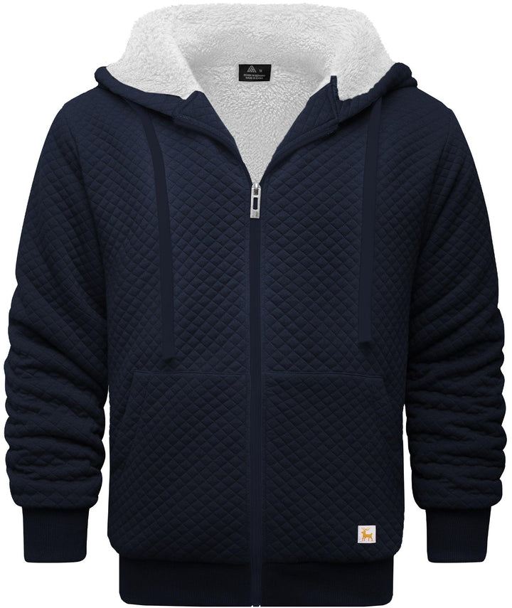 Men's Hooded Jacket Zip Up Heavy Weight Casual Sweatshirts - ZPK004682 - GEEKLIGHTINGSweatshirt