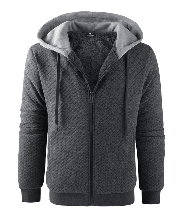 Men's Hooded Jacket Zip Up Heavy Weight Casual Sweatshirts - ZPK004682 - GEEKLIGHTINGSweatshirt