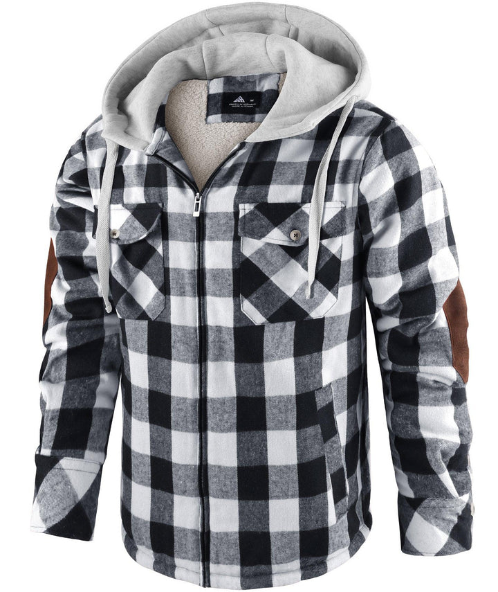 Men's Hooded Sweatshirts With Zipper - ZPK007119 - GEEKLIGHTINGMen Clothes