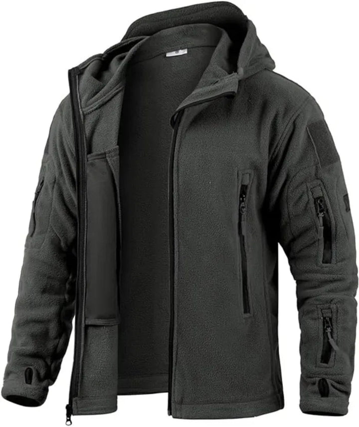 Men's Multiple Pocket Fleece Hoodie - DUMCO04673 - GEEKLIGHTING