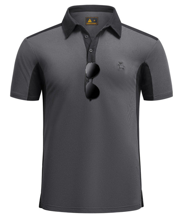 Men's Polo Shirt Short Sleeve Fast Drying Golf Tennis Sports Casual Slim Fit Polo - ZPK007934 - GEEKLIGHTINGMen Clothes