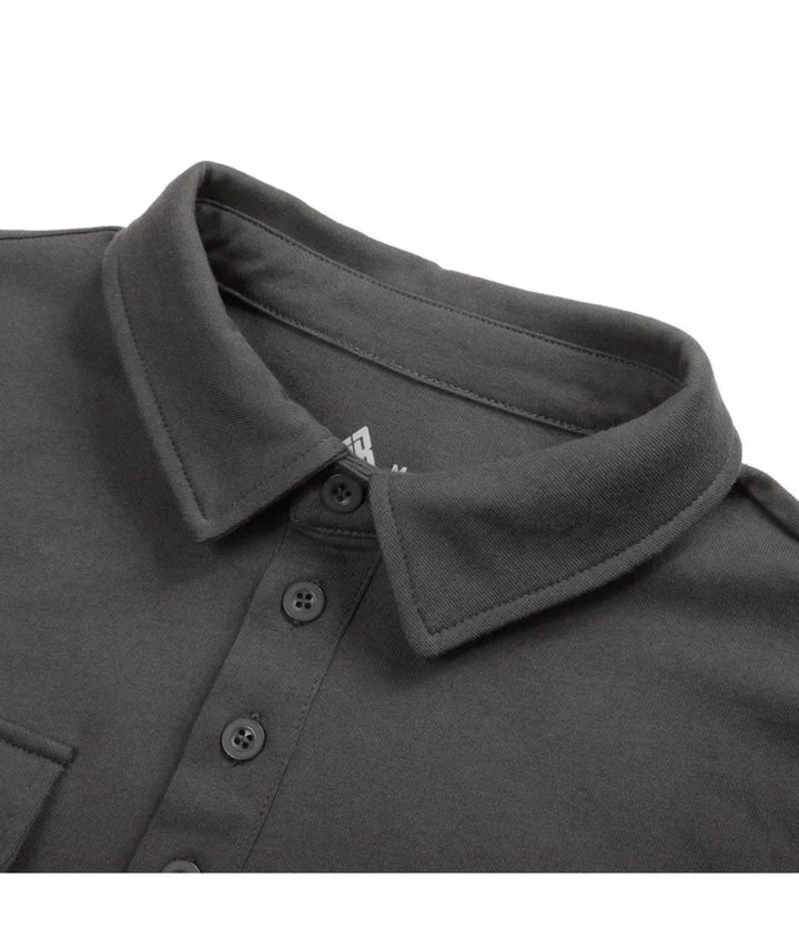 Men's Polo Shirt Short Sleeve Quick Dry Cotton Designed Pique Slim Fit Golf with Double Pockets - ZPK000594 - GEEKLIGHTINGMen Clothes