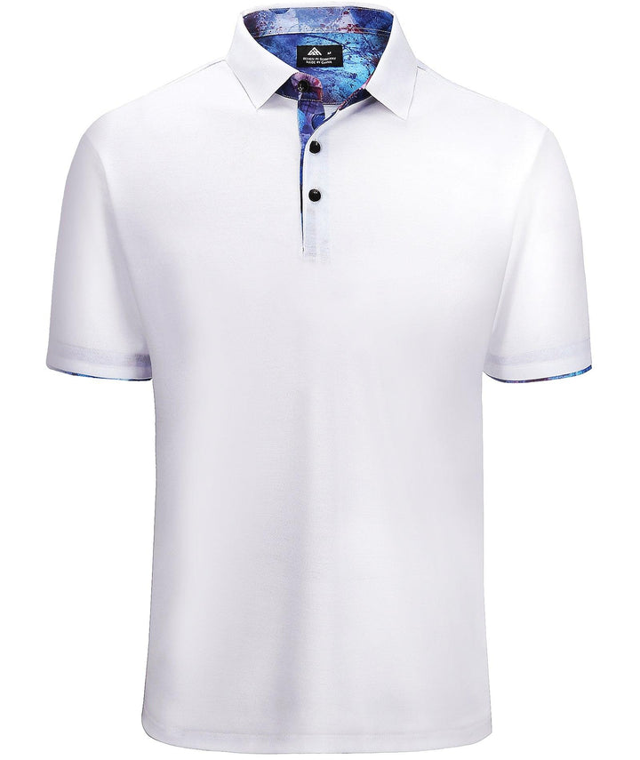 Men's Polo Shirt Short Sleeve Quick Dry Golf Athletic Tennis Fishing Shirt - ZPK005615 - GEEKLIGHTING