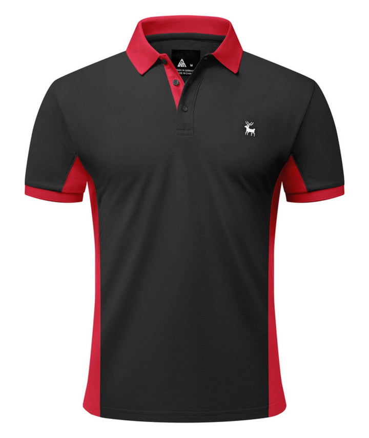 Men's Polo Shirt Short Sleeve Quick Dry Golf Tennis Sports Casual Slim Fit Polo - ZPK007904 - GEEKLIGHTINGMen Clothes