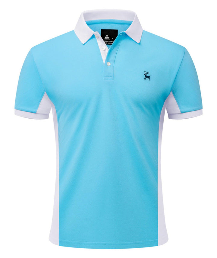 Men's Polo Shirt Short Sleeve Quick Dry Golf Tennis Sports Casual Slim Fit Polo - ZPK007904 - GEEKLIGHTINGMen Clothes