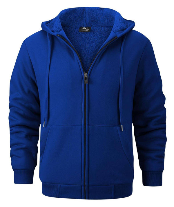 GEEKLIGHTING Men's Ultimate Cotton Heavyweight Full Zip Hooded Sweatshirt-ZPK006403 - GEEKLIGHTING